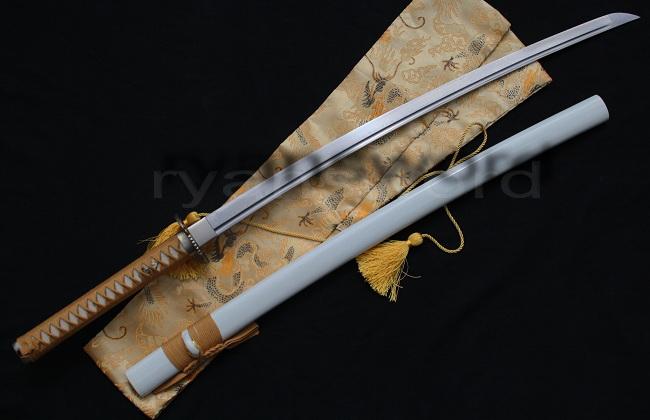 High Quality Folded Steel Eagle Tsuba Japanese Samurai Katana Sword