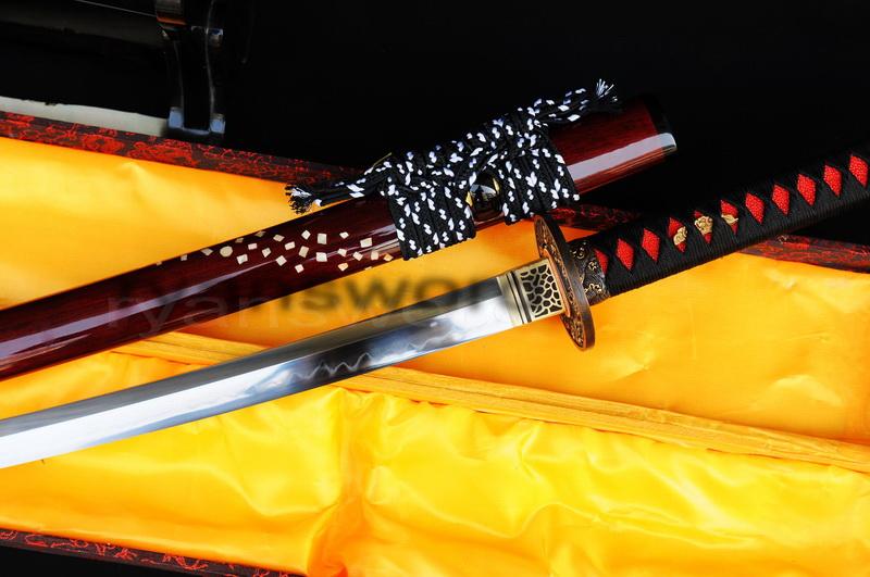 High Quality Clay Tempered 1095 Highcarbon Steel Japanese Samurai Sword Katana