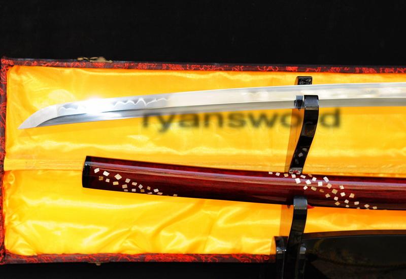 High Quality Clay Tempered 1095 Highcarbon Steel Japanese Samurai Sword Katana