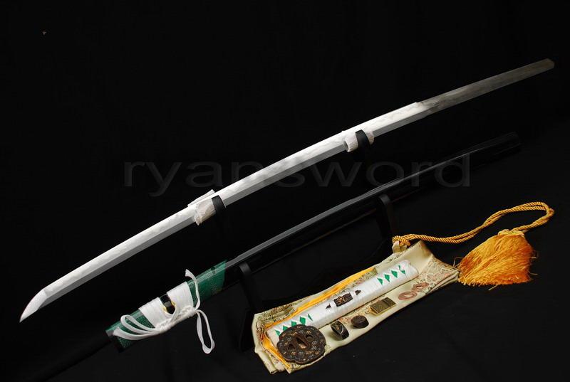 High Quality Clay Tempered+Abrasive 1095 Carbon Steel+Folded Steel+Iron Japanese Samurai Katana Sword