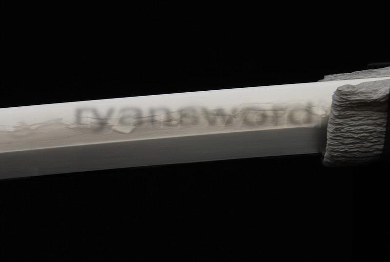 High Quality 1095 Carbon Steel Folded Steel Iron Clay Tempered Abrasive Japanese Katana Sword