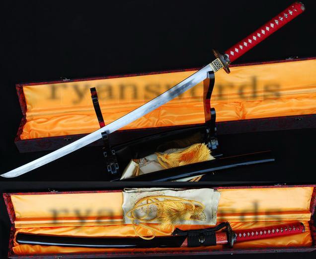 High Quality Combined Material Sanmai Ray Skin Saya Japanese Samurai Katana Sword