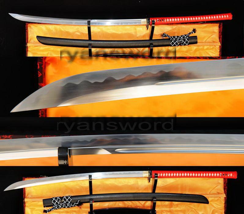 High Quality 1095 Carbon Steel Horn Saya Japanese Samurai Naginata Sword