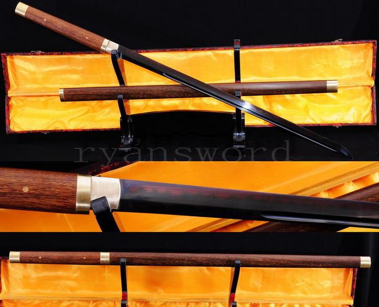 High Quality Honsanmai Clay Tempered Japanese Samurai Shirisaya Ninja Sword