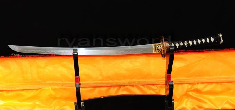 High Quality Clay Tempered Combined Material Clay Tempered Japanese Samurai Wakizashi Sword